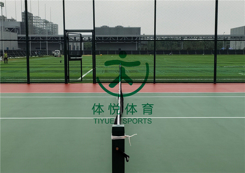 足球場施工工藝流程和體悅太倉籃球場、網(wǎng)球場、足球場施工案例
